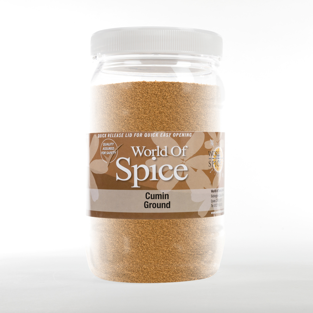 Spices Online - Jar with Screw Top Lid Cumin Ground
