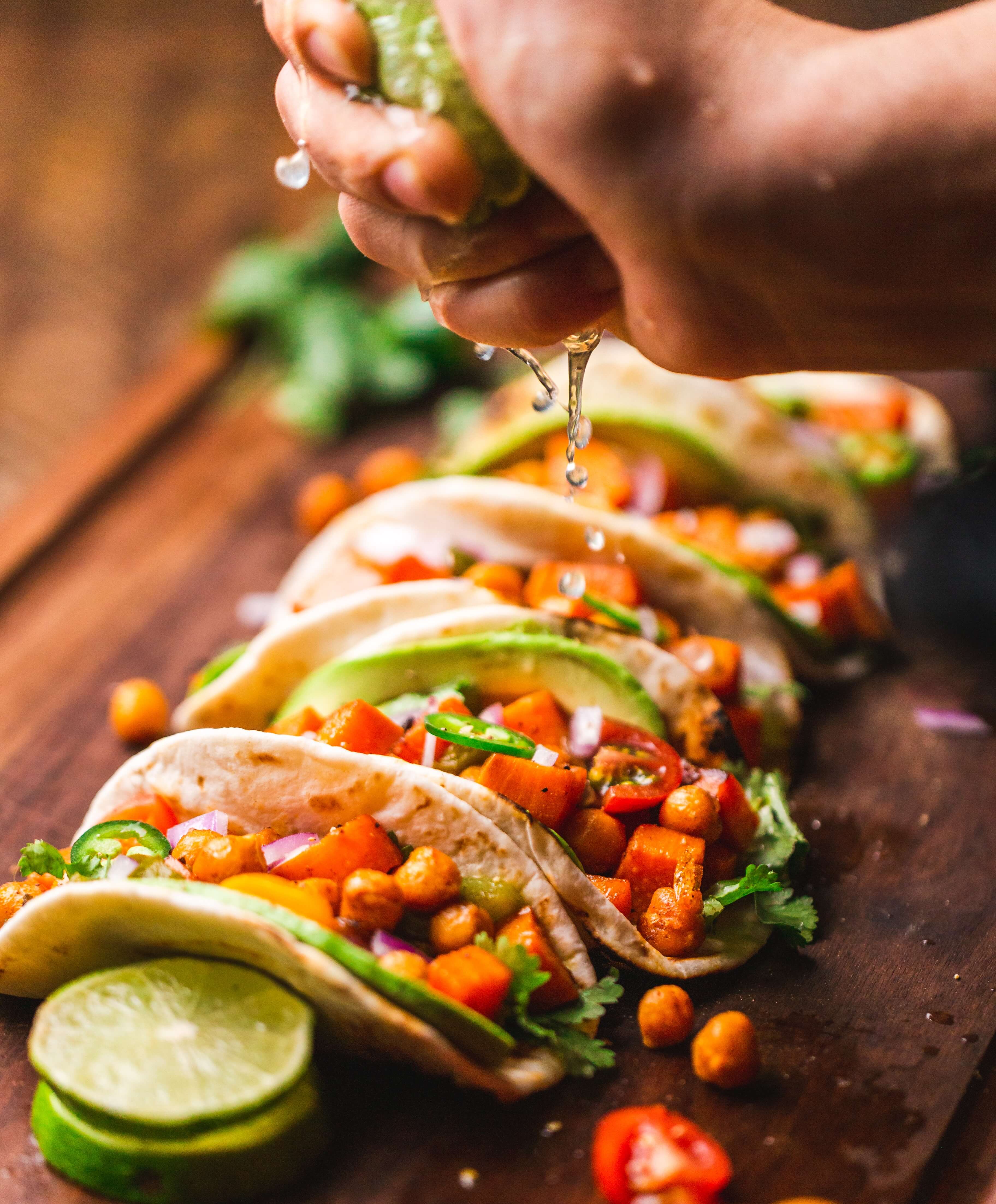 An image of authentic Mexican food using Mexican Herbs and Spices.