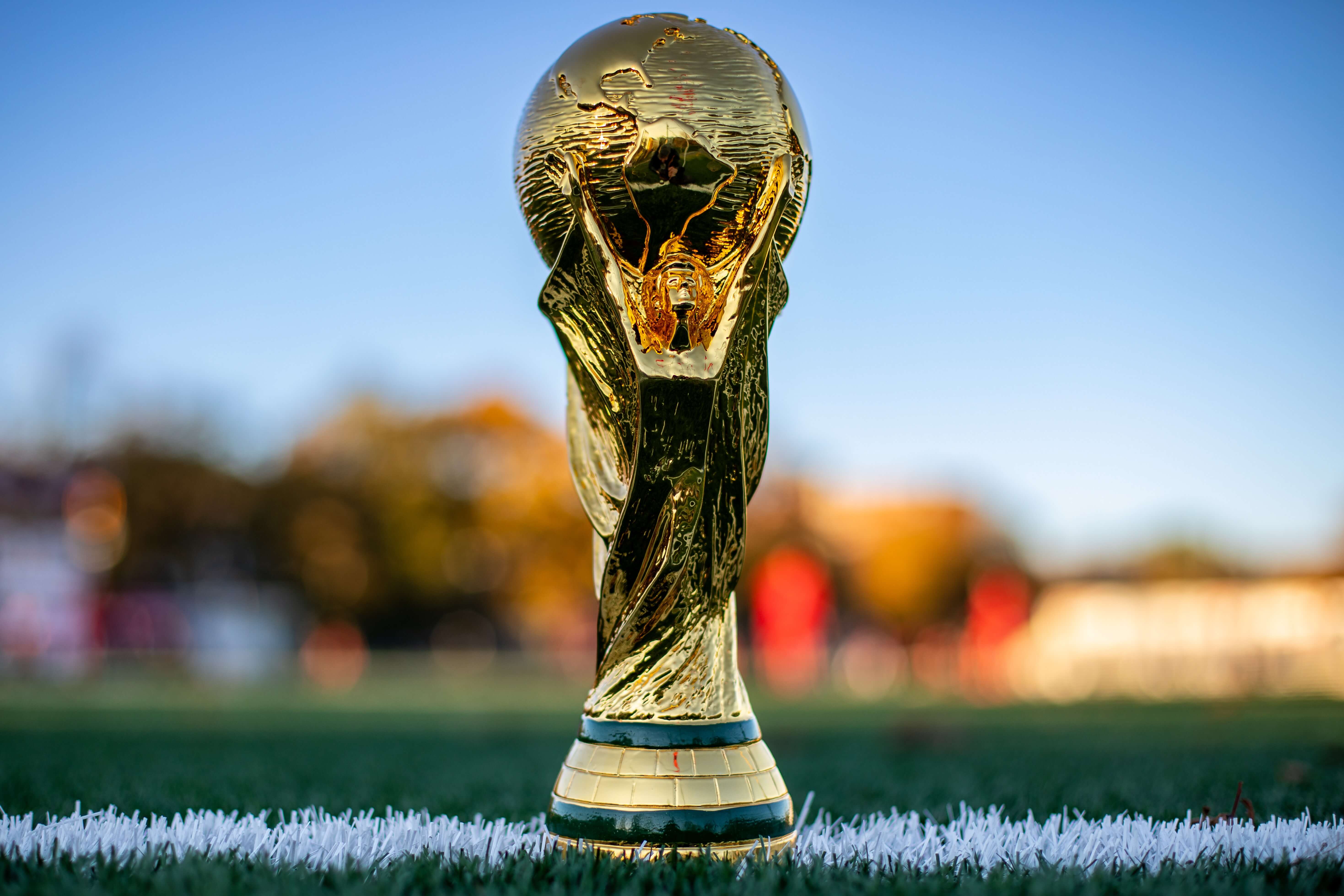 An image of the world cup trophy to represent the Qatari Cuisine Herbs And Spices.
