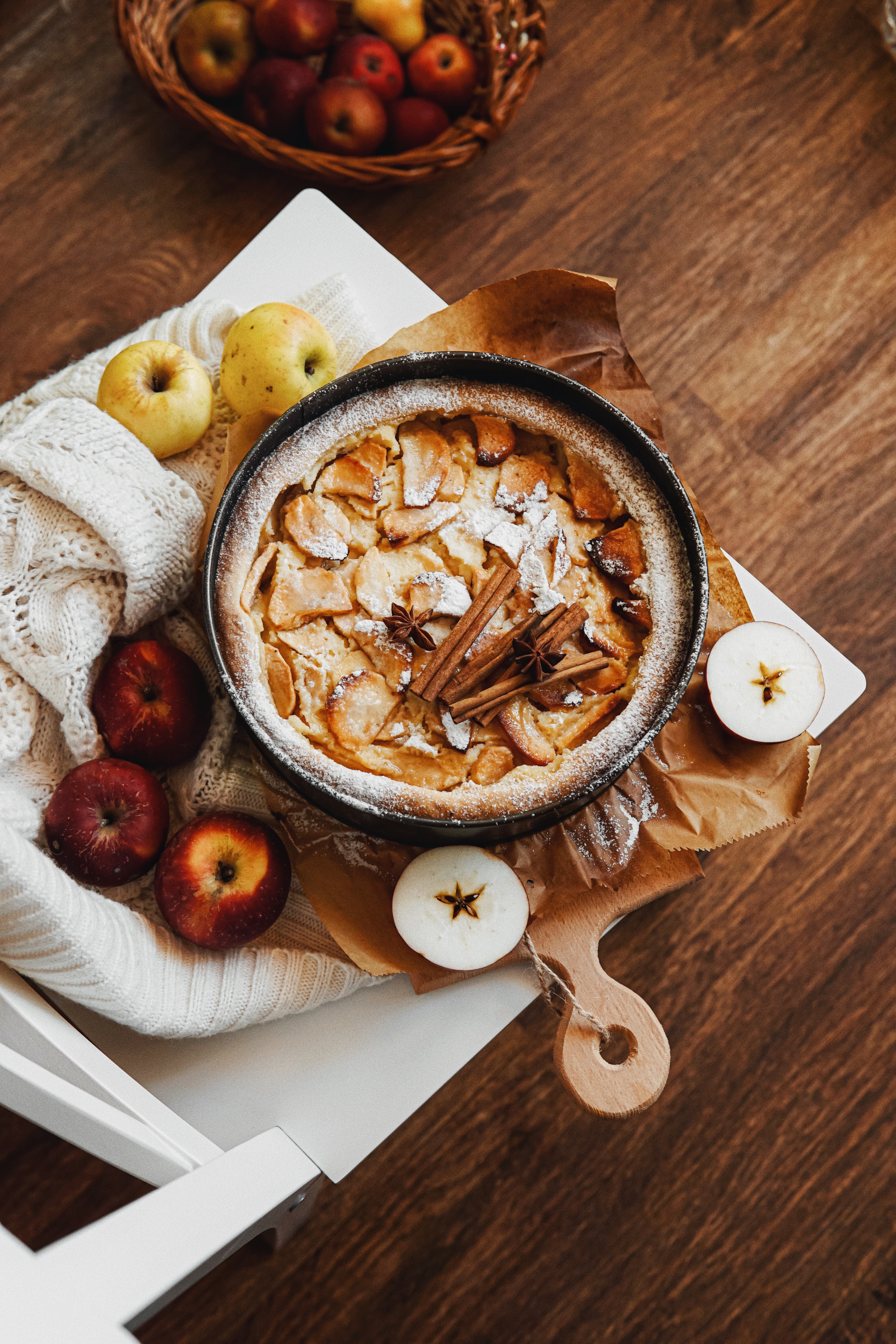 An image of autumnal baking to represent the 10 essential autumn spices and herbs online.