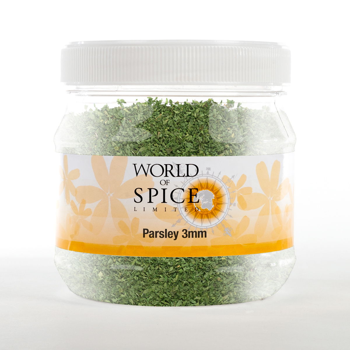 bulk herbs - tub of parsley 3mm
