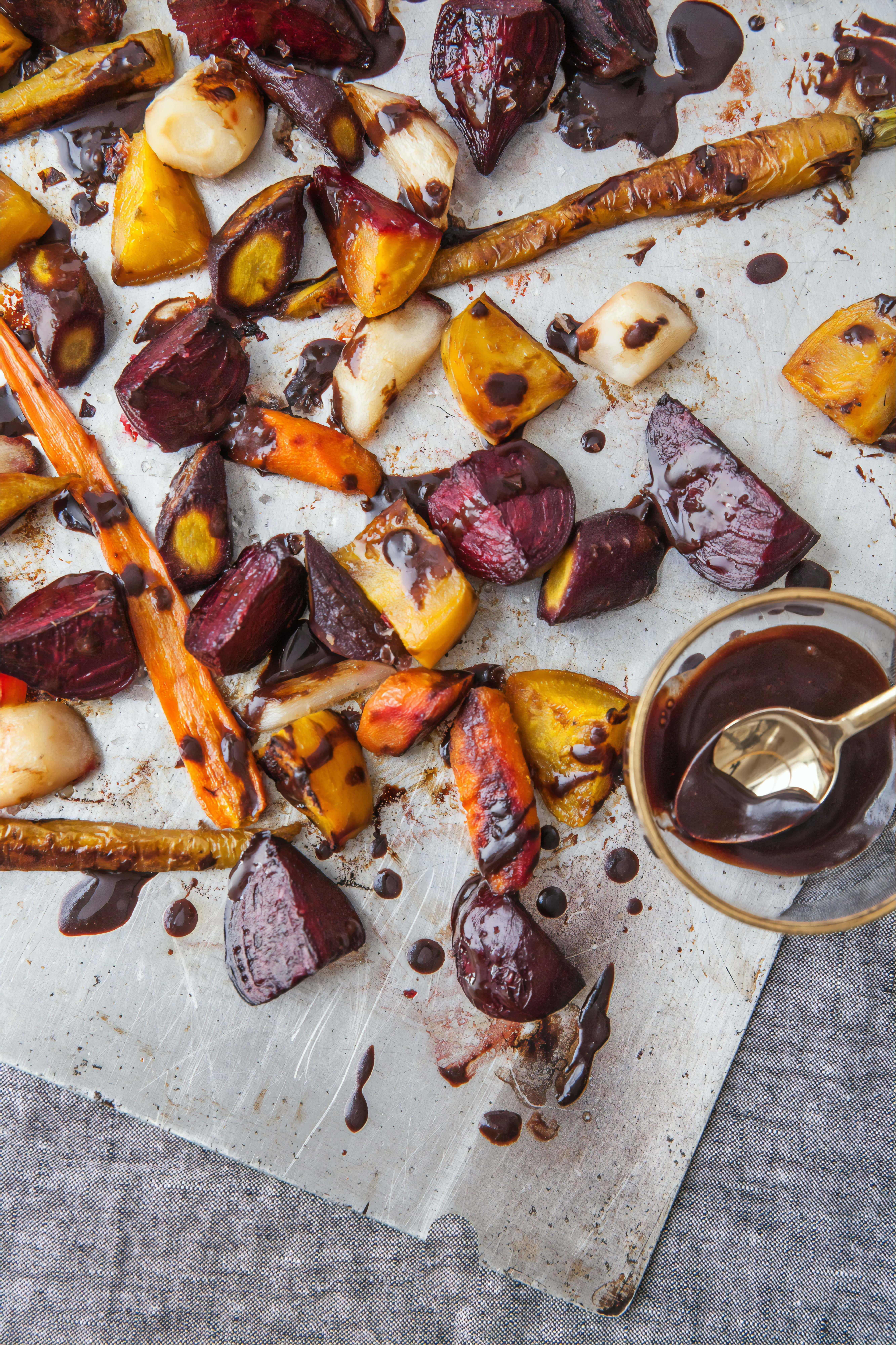 An image of roast vegetables with essential seasoning and spices from World of Spice.