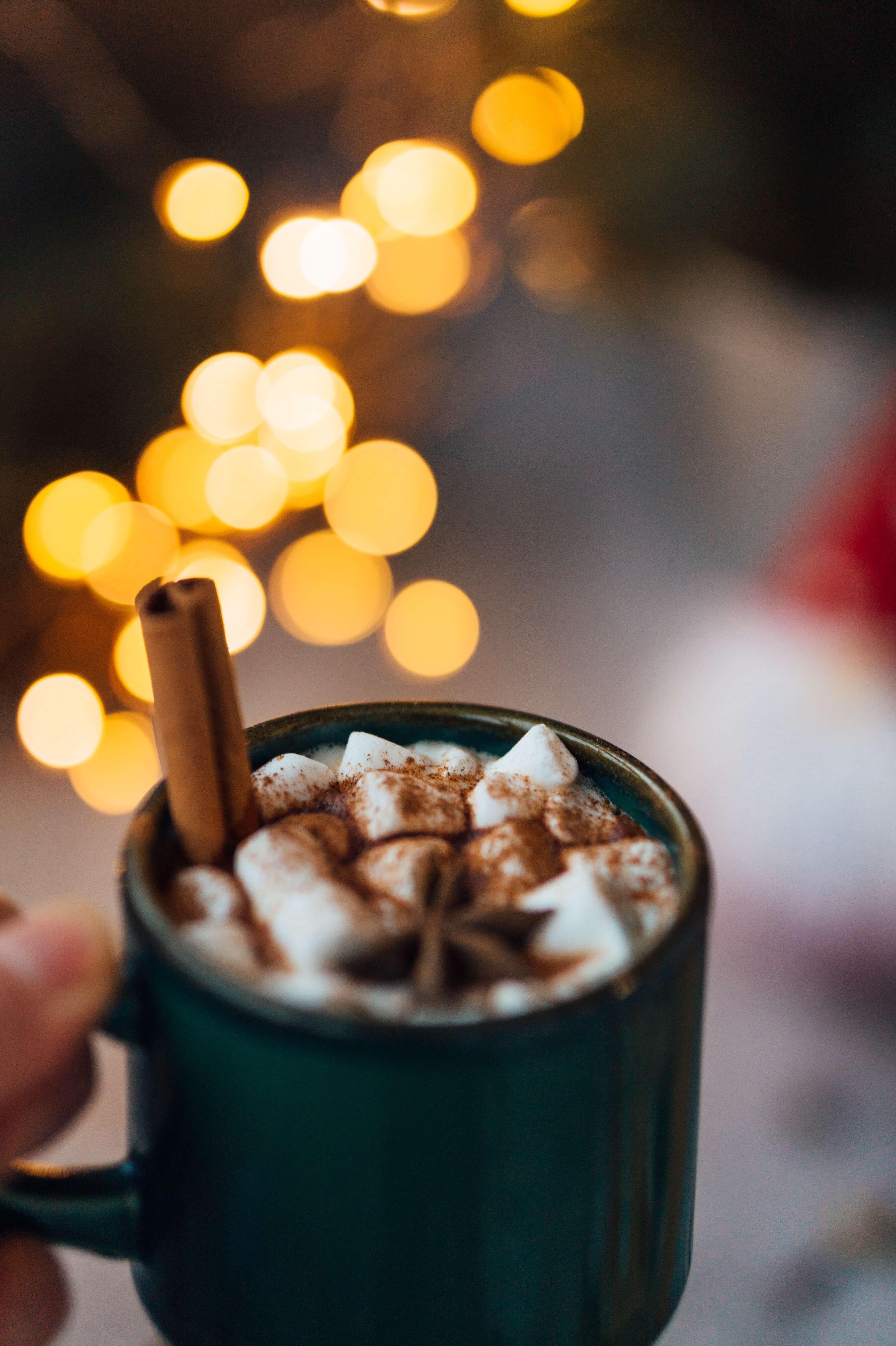 An image of a winter hot chocolate to represent the many wholesale spices for hot chocolate.